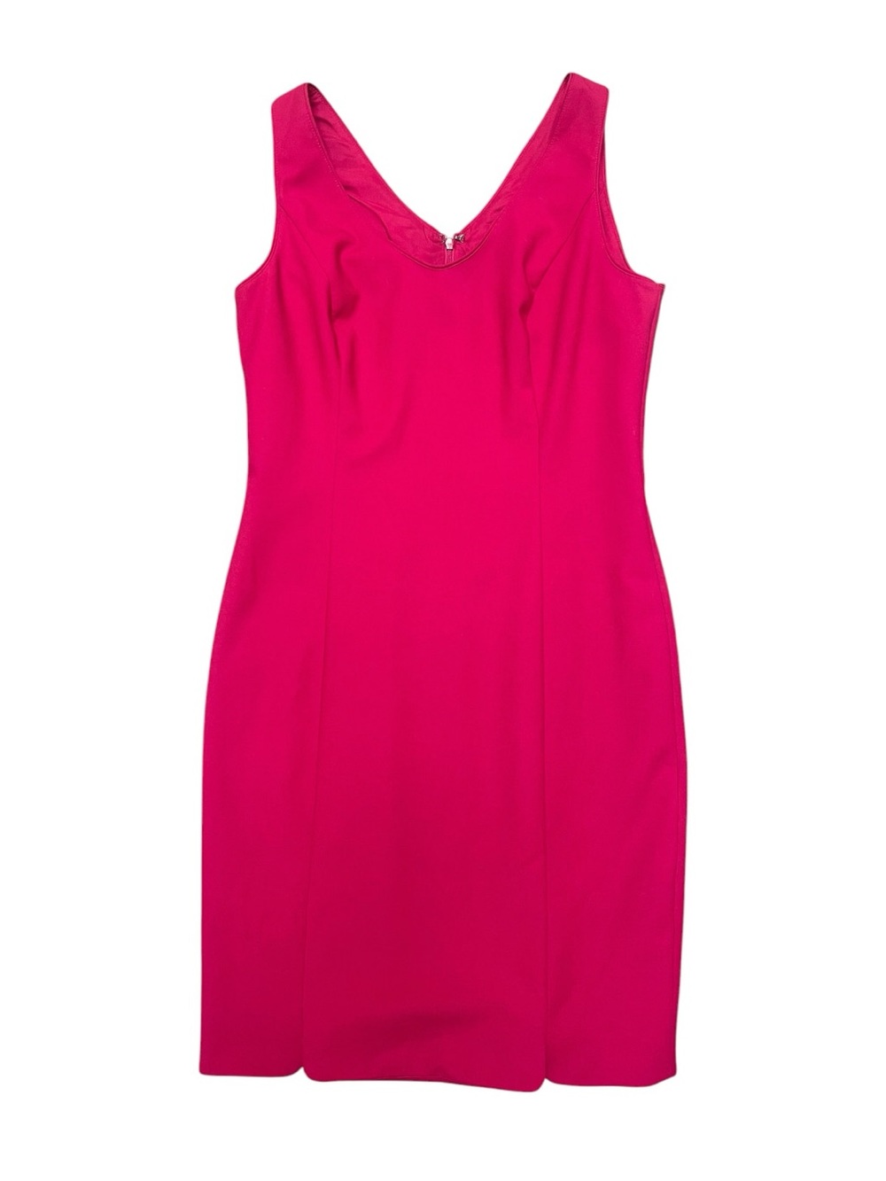 White House Black Market Sheath Dress Pink Sleeveless Size 8 Career Midi - Picture 9 of 9